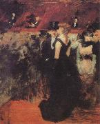 Jean-Louis Forain Ball at the Paris Opera painting